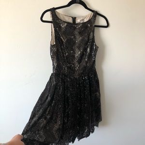 BB Dakota Party Girl Dress - Black Sequin